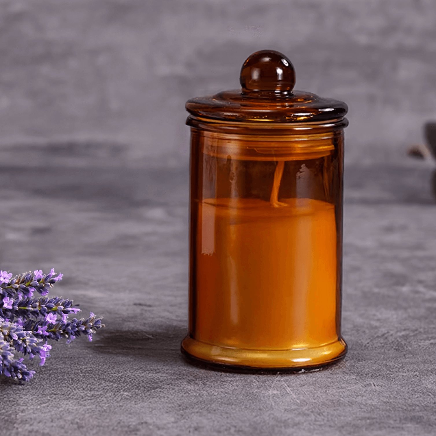 IMLA DECO – Sojová svíčka vintage – Levandule (95 g)